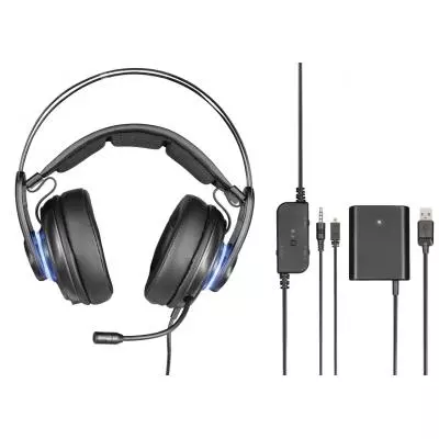 Наушники Trust GXT 383 Dion 7.1 Bass Vibration USB BLACK (22055) - 2 Наушники Trust GXT 383 Dion 7.1 Bass Vibration USB BLACK (22055) - 2