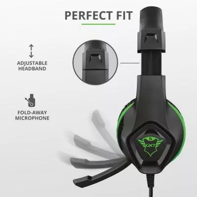 Наушники Trust GXT 404G Rana Gaming Headset for Xbox One 3.5mm GREEN (23346) - 6