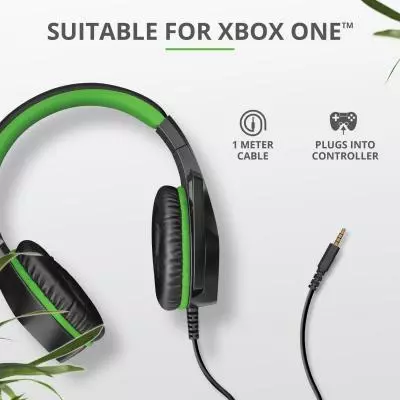 Наушники Trust GXT 404G Rana Gaming Headset for Xbox One 3.5mm GREEN (23346) - 7