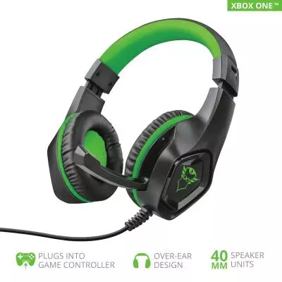 Наушники Trust GXT 404G Rana Gaming Headset for Xbox One 3.5mm GREEN (23346) - 11