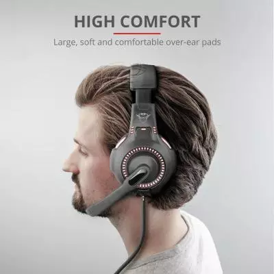 Наушники Trust GXT 407 Ravu Illuminated 3.5mm+USB BLACK (23372) - 6 Наушники Trust GXT 407 Ravu Illuminated 3.5mm+USB BLACK (23372) - 6