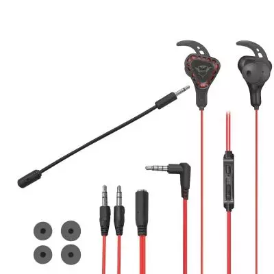 Наушники Trust GXT 408 Cobra Multiplatform 3.5mm RED (23029) - 2 Наушники Trust GXT 408 Cobra Multiplatform 3.5mm RED (23029) - 2