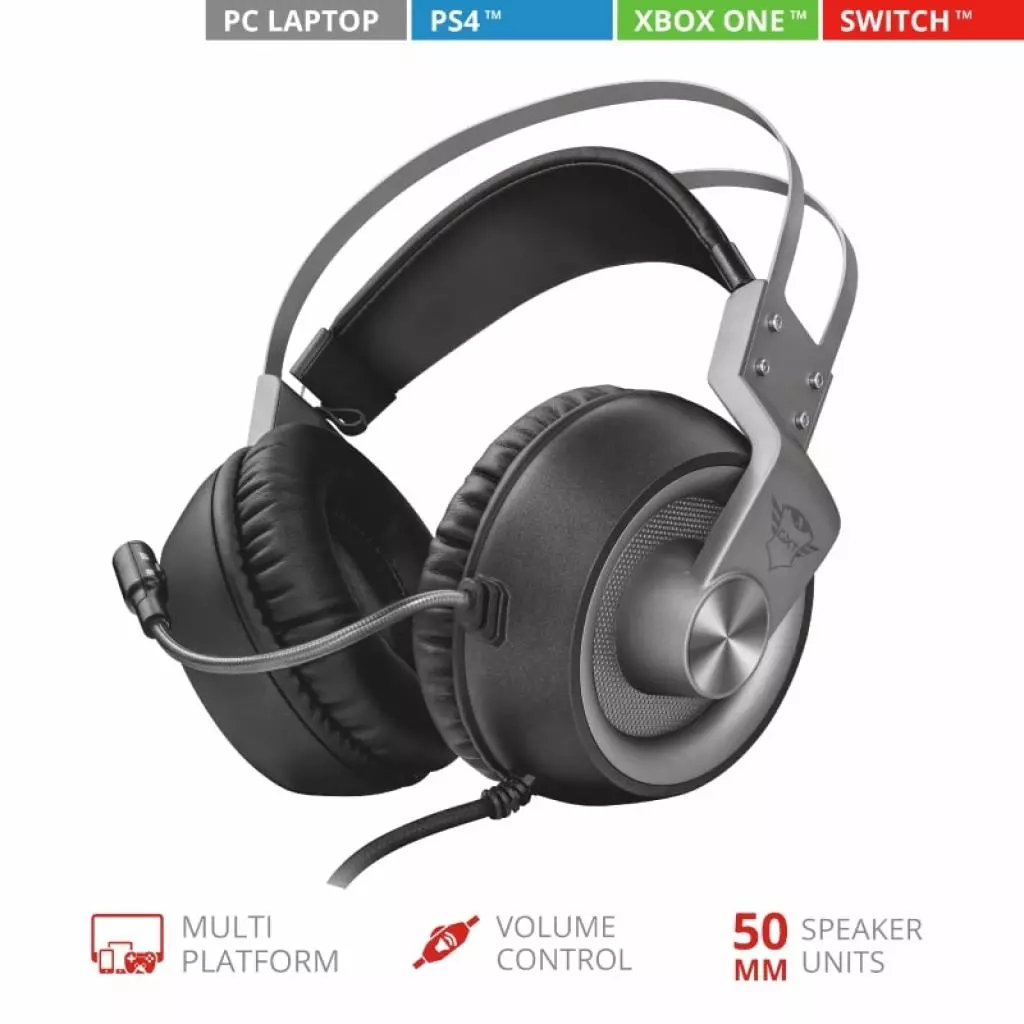 Наушники Trust GXT 430 Ironn 3.5mm METAL (23209) - 6 Наушники Trust GXT 430 Ironn 3.5mm METAL (23209) - 6