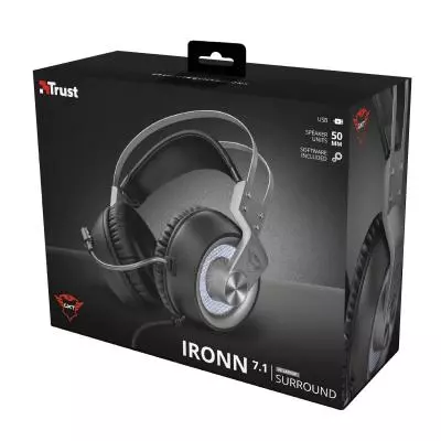 Наушники Trust GXT 435 Ironn 7.1 USB METAL (23211) - 7 Наушники Trust GXT 435 Ironn 7.1 USB METAL (23211) - 7