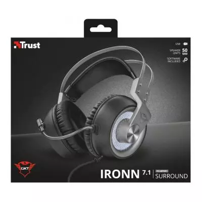 Наушники Trust GXT 435 Ironn 7.1 USB METAL (23211) - 8 Наушники Trust GXT 435 Ironn 7.1 USB METAL (23211) - 8