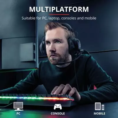 Наушники Trust GXT 444 Wayman Pro Gaming Headset BLACK (23248) - 11 Наушники Trust GXT 444 Wayman Pro Gaming Headset BLACK (23248) - 11