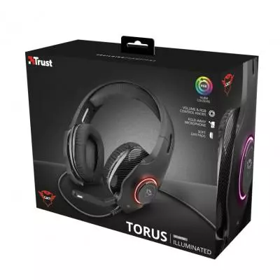 Наушники Trust GXT 455 Torus RGB 3.5mm BLACK (23138) - 5 Наушники Trust GXT 455 Torus RGB 3.5mm BLACK (23138) - 5