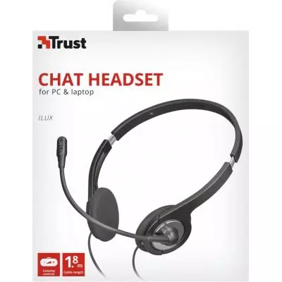 Наушники Trust Ilux Chat 3.5mm BLACK (23109) - 7