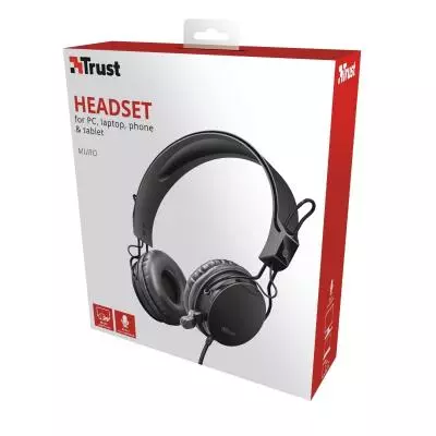 Наушники Trust Muro All-round 3.5mm BLACK (23107) - 6