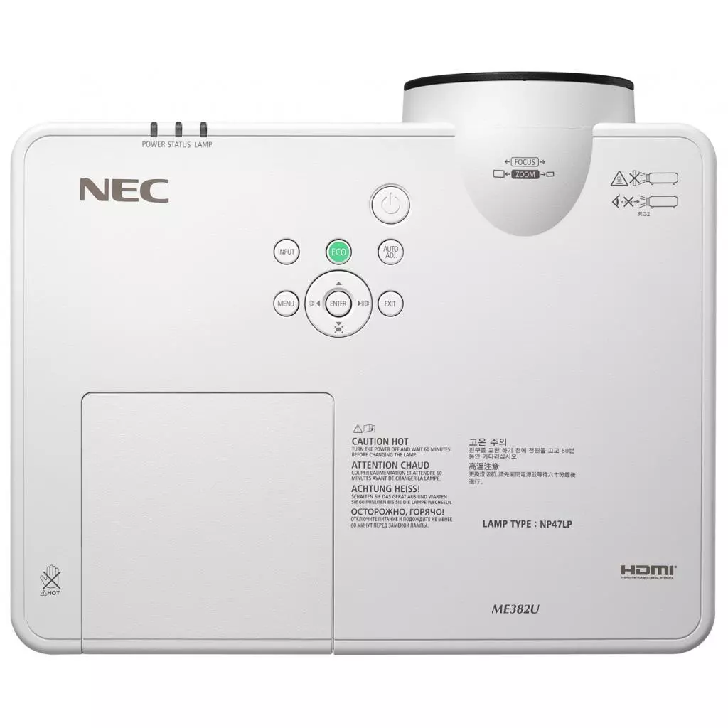 Проектор NEC ME382U (60004598) - 7 Проектор NEC ME382U (60004598) - 7