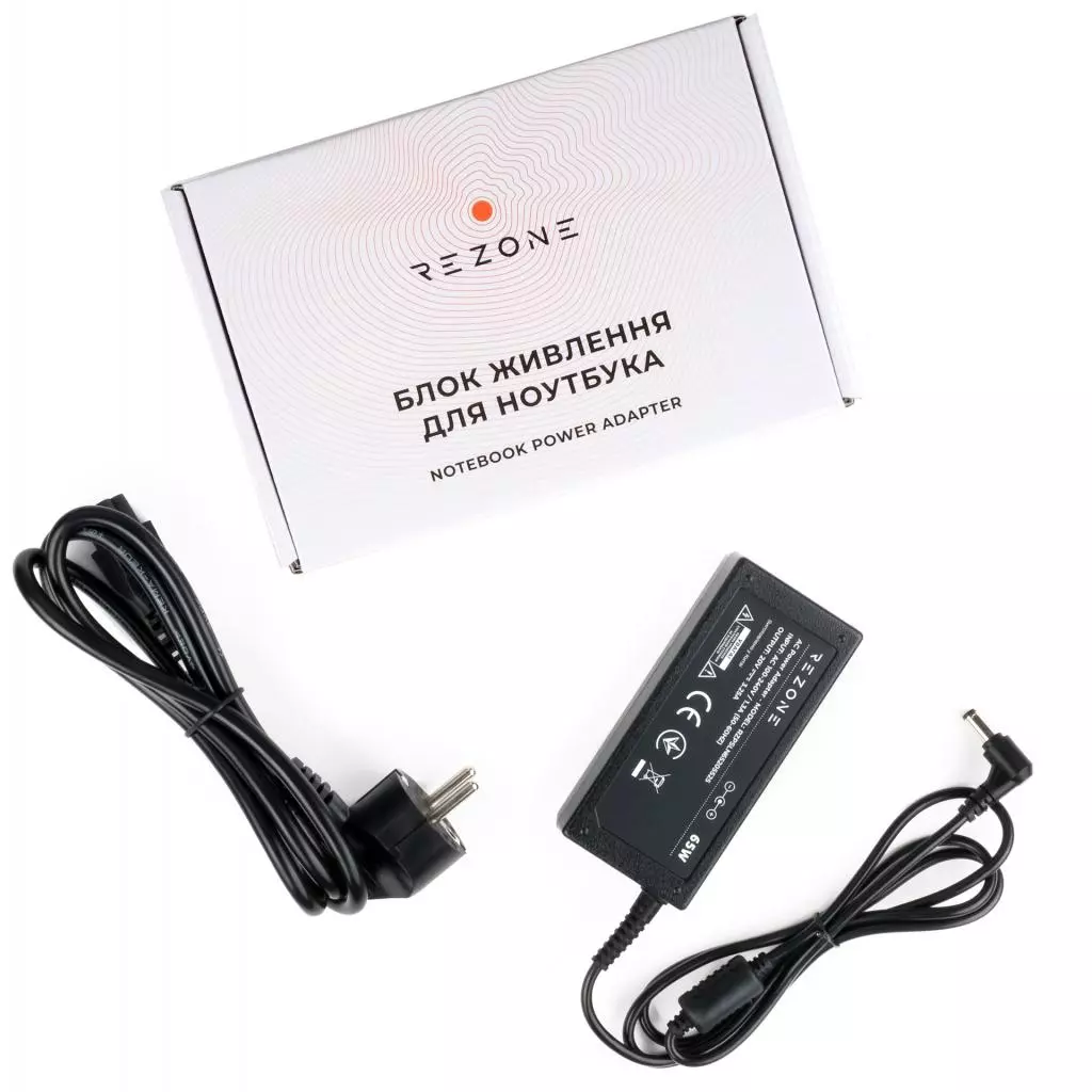 Блок питания к ноутбуку Rezone Lenovo 65W 20V 3.25А разъем 5.5*2.5 (RZPSLN65205525)