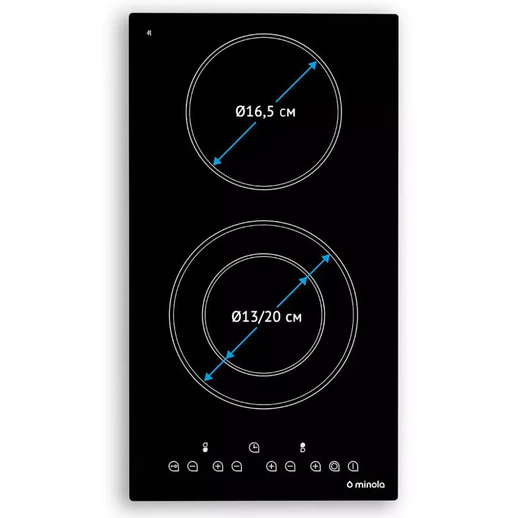 Варочная поверхность Minola MVH 3242 GBL - 4 Варочная поверхность Minola MVH 3242 GBL - 4