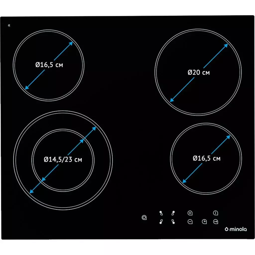 Варочная поверхность Minola MVH 6232 GBL - 5 Варочная поверхность Minola MVH 6232 GBL - 5