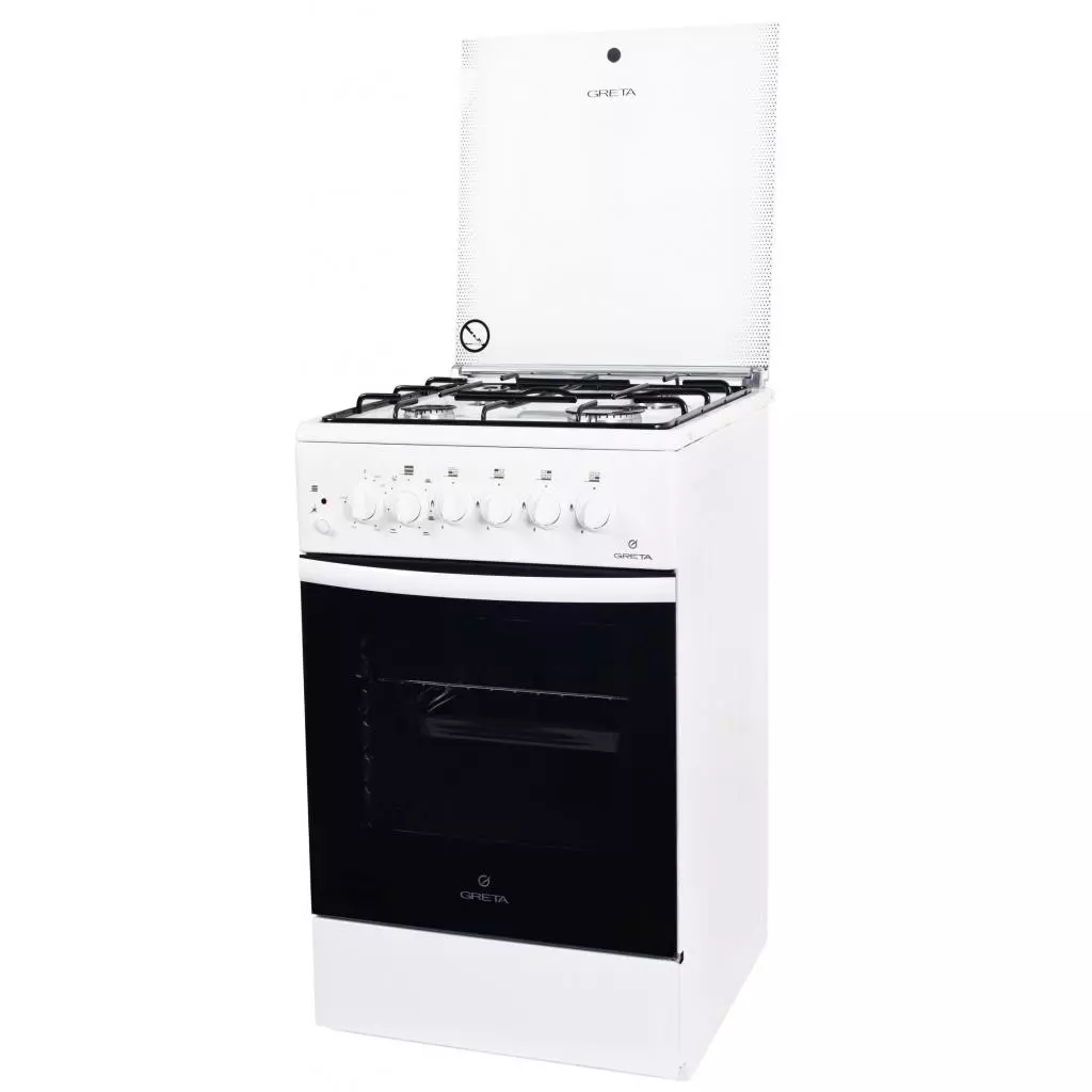 Плита Greta 1470-ГЭ/17 White чугунная решетка - 2 Плита Greta 1470-ГЭ/17 White чугунная решетка - 2