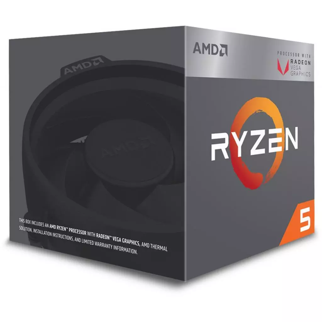 Процессор AMD Ryzen 5 2400G (YD2400C5FBBOX) - 1