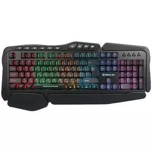 Клавиатура REAL-EL 8900 Gaming RGB Macro, black