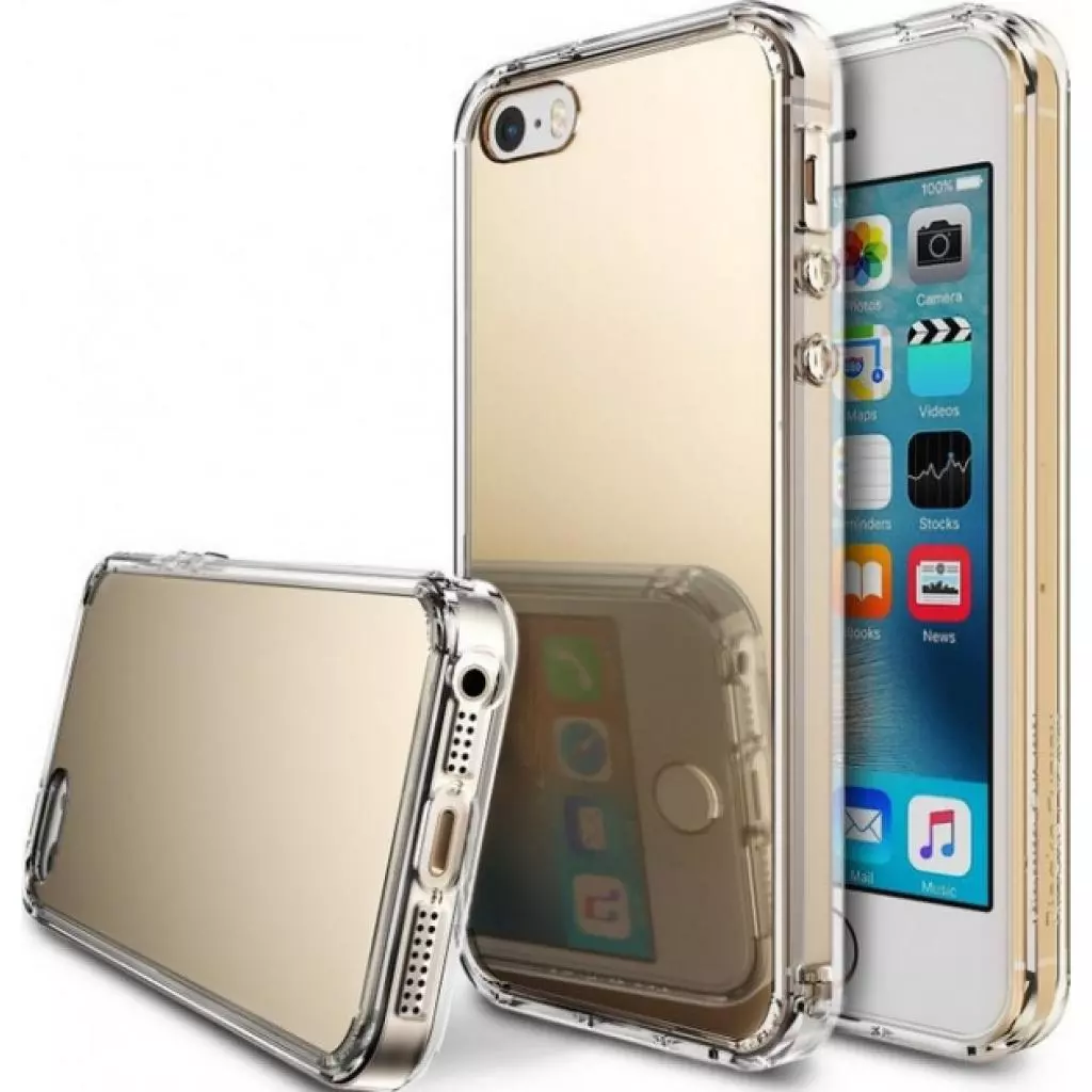 Чехол для моб. телефона Ringke Fusion Mirror для iPhone SE/5S/5 Royal Gold (824574)