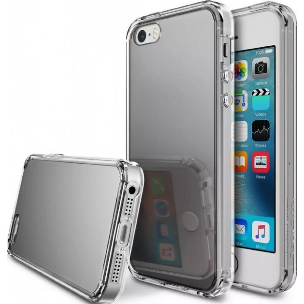 Чехол для моб. телефона Ringke Fusion Mirror для iPhone SE/5S/5 Silver (824512)