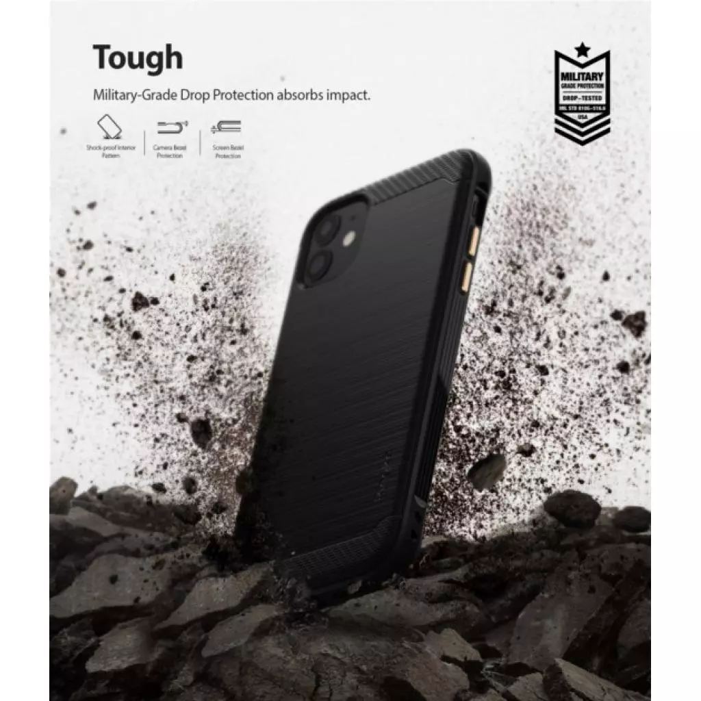 Чехол для моб. телефона Ringke Onyx для Apple iPhone 11 Black (RCA4597) - 4 Чехол для моб. телефона Ringke Onyx для Apple iPhone 11 Black (RCA4597) - 4