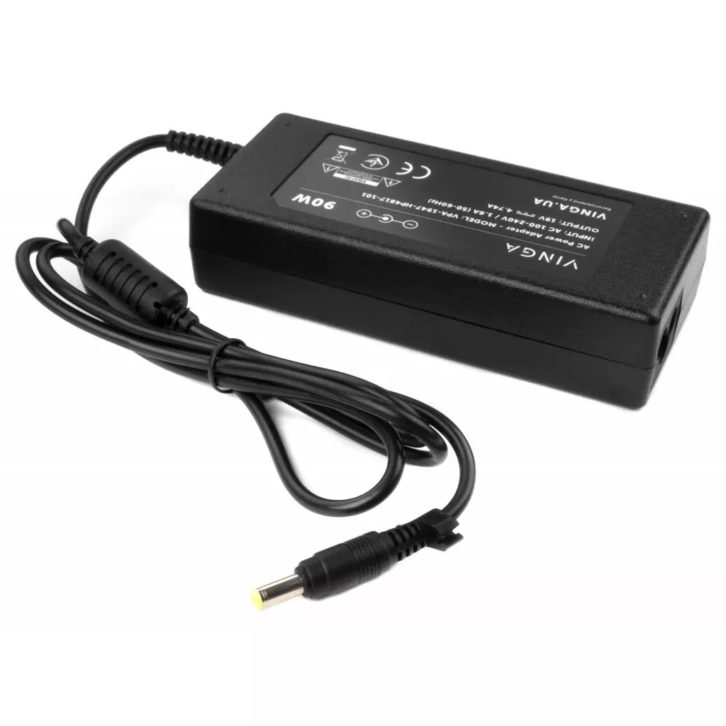 Блок питания к ноутбуку Vinga HP 90W 19V 4.74A разъем 4.8*1.7 (VPA-1947-HP4817-101) - 1 Блок питания к ноутбуку Vinga HP 90W 19V 4.74A разъем 4.8*1.7 (VPA-1947-HP4817-101) - 1