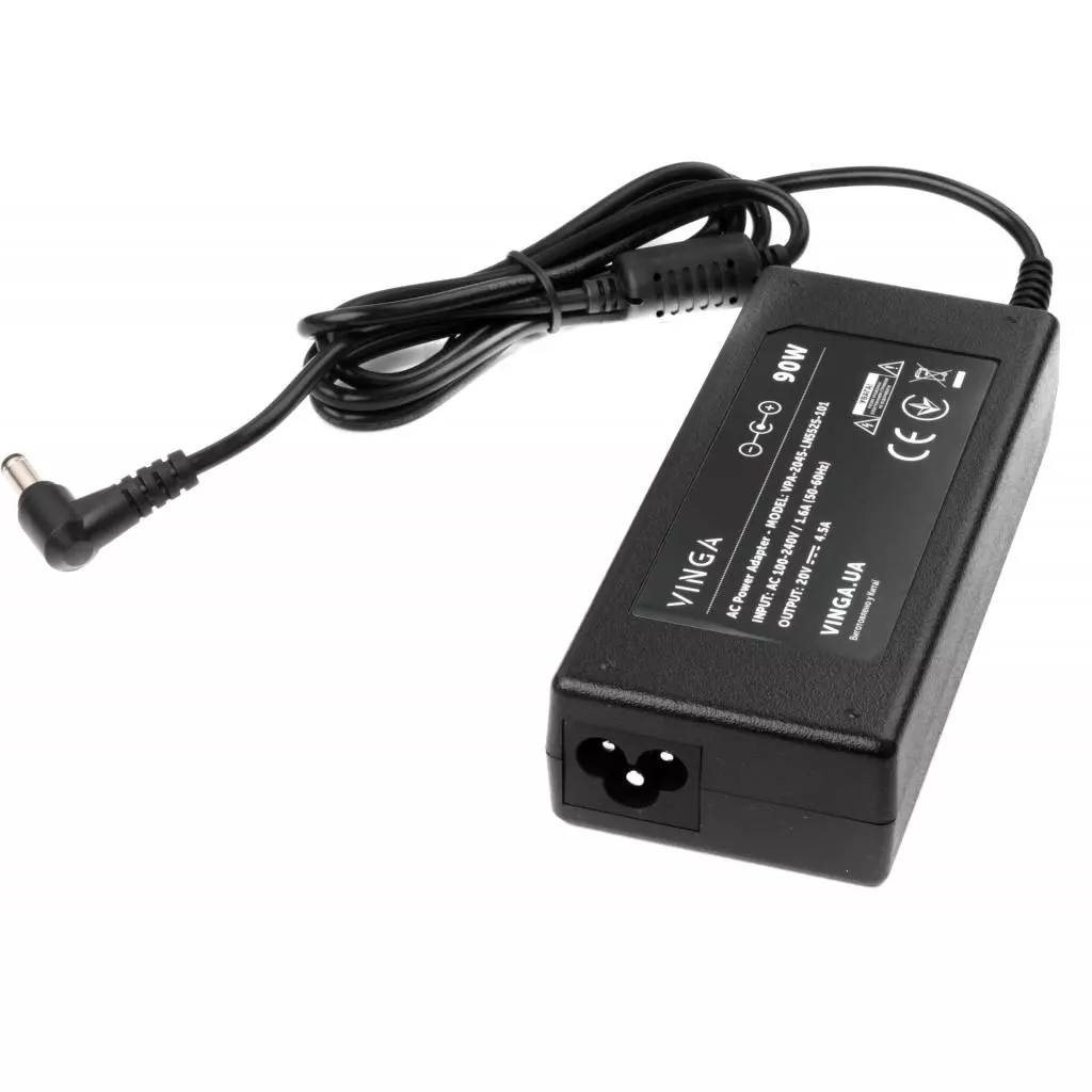 Блок питания к ноутбуку Vinga Lenovo 90W 20V 4.5A разъем 5.5*2.5 (VPA-2045-LN5525-101) - 3 Блок питания к ноутбуку Vinga Lenovo 90W 20V 4.5A разъем 5.5*2.5 (VPA-2045-LN5525-101) - 3