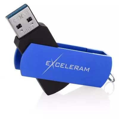 USB флеш накопитель eXceleram 8GB P2 Series Blue/Black USB 2.0 (EXP2U2BLB08) - 2