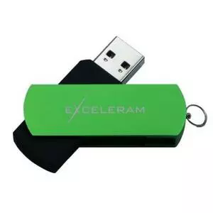 USB флеш накопитель eXceleram 8GB P2 Series Green/Black USB 2.0 (EXP2U2GRB08)