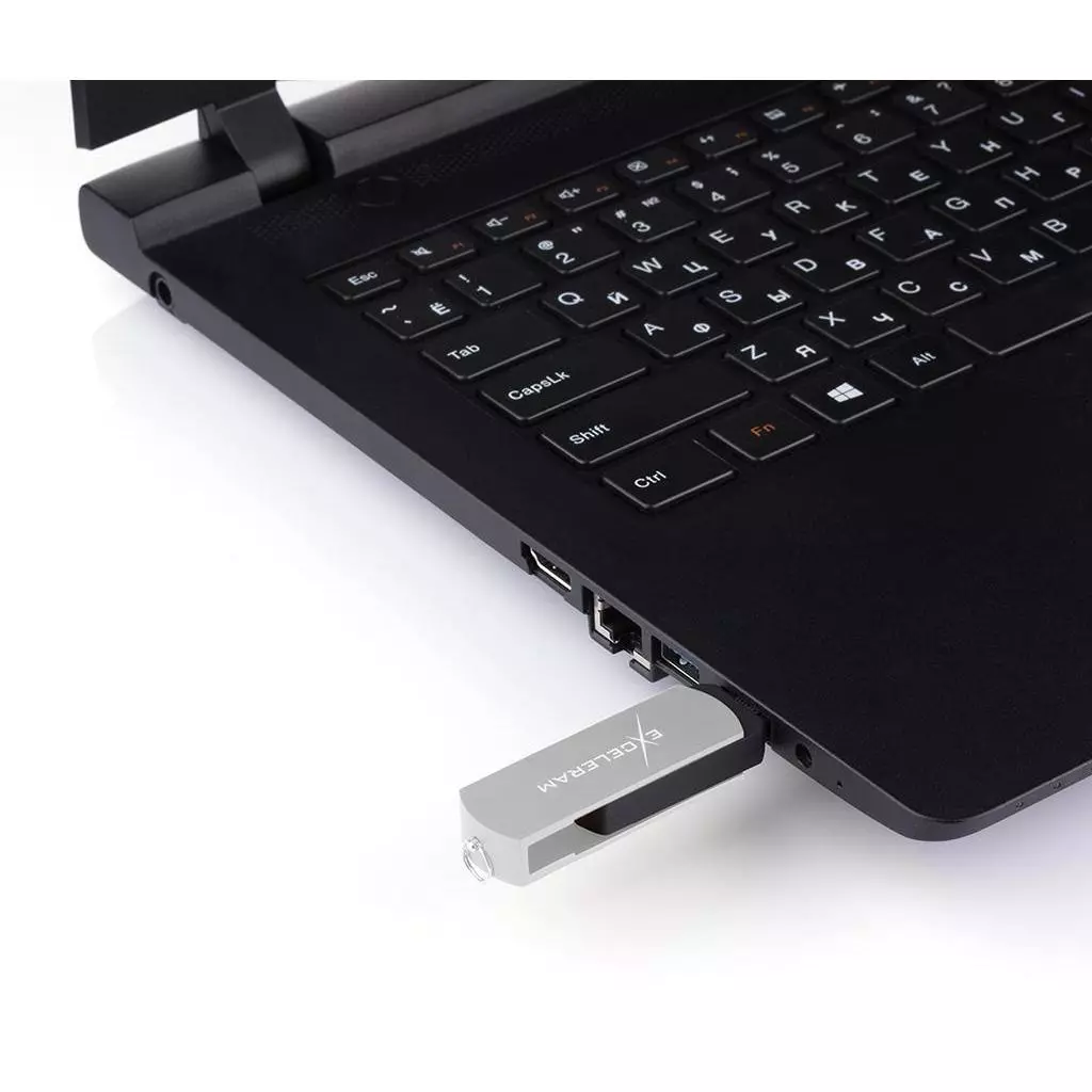 USB флеш накопитель eXceleram 128GB P2 Series Silver/Black USB 3.1 Gen 1 (EXP2U3SIB128) - 6 USB флеш накопитель eXceleram 128GB P2 Series Silver/Black USB 3.1 Gen 1 (EXP2U3SIB128) - 6