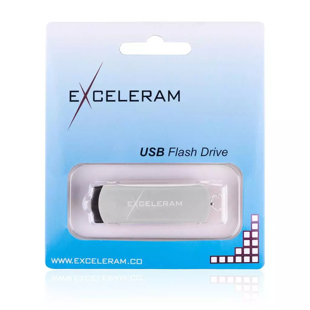 USB флеш накопитель eXceleram 128GB P2 Series Silver/Black USB 3.1 Gen 1 (EXP2U3SIB128) - 7 USB флеш накопитель eXceleram 128GB P2 Series Silver/Black USB 3.1 Gen 1 (EXP2U3SIB128) - 7