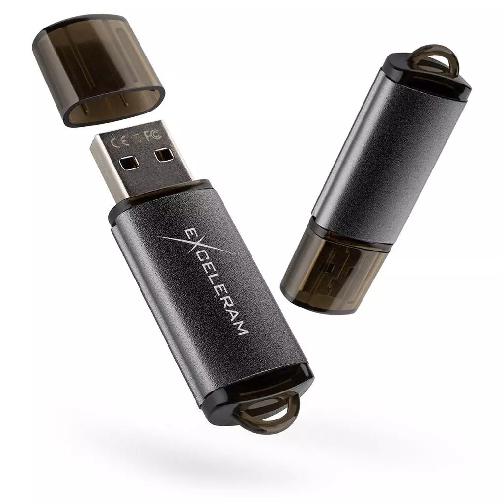 USB флеш накопитель eXceleram 128GB A3 Series Black USB 3.1 Gen 1 (EXA3U3B128)