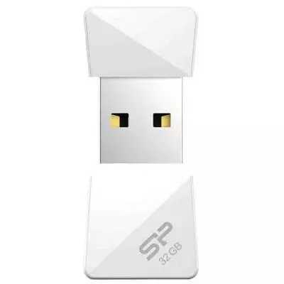 USB флеш накопитель Silicon Power 32Gb Touch T08 White USB 2.0 (SP032GBUF2T08V1W) - 2