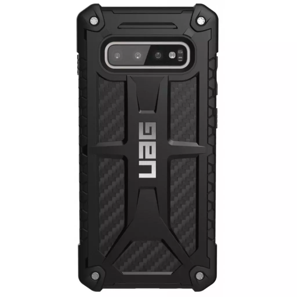 Чехол для моб. телефона Uag Samsung Galaxy S10+ Monarch,Carbon Fiber (211351114242)