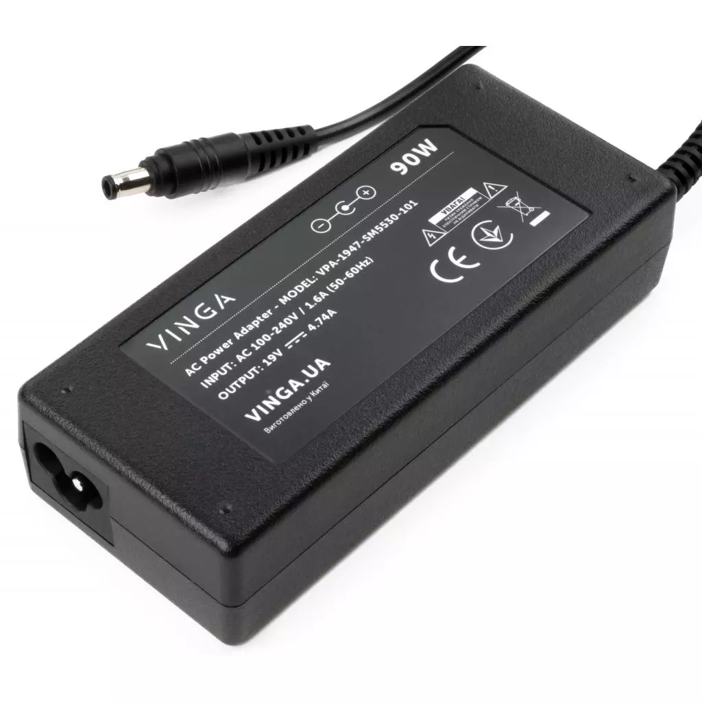 Блок питания к ноутбуку Vinga Samsung 90W 19V 4.74А разъем 5.5*3.0 (VPA-1947-SM5530-101) - 2 Блок питания к ноутбуку Vinga Samsung 90W 19V 4.74А разъем 5.5*3.0 (VPA-1947-SM5530-101) - 2