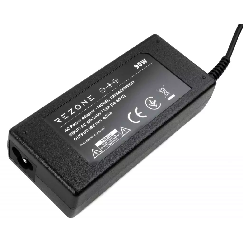 Блок питания к ноутбуку Rezone ACER 90W 19V 4.74A разъем 5.5*1.7 (RZPSAC90195517) - 2 Блок питания к ноутбуку Rezone ACER 90W 19V 4.74A разъем 5.5*1.7 (RZPSAC90195517) - 2