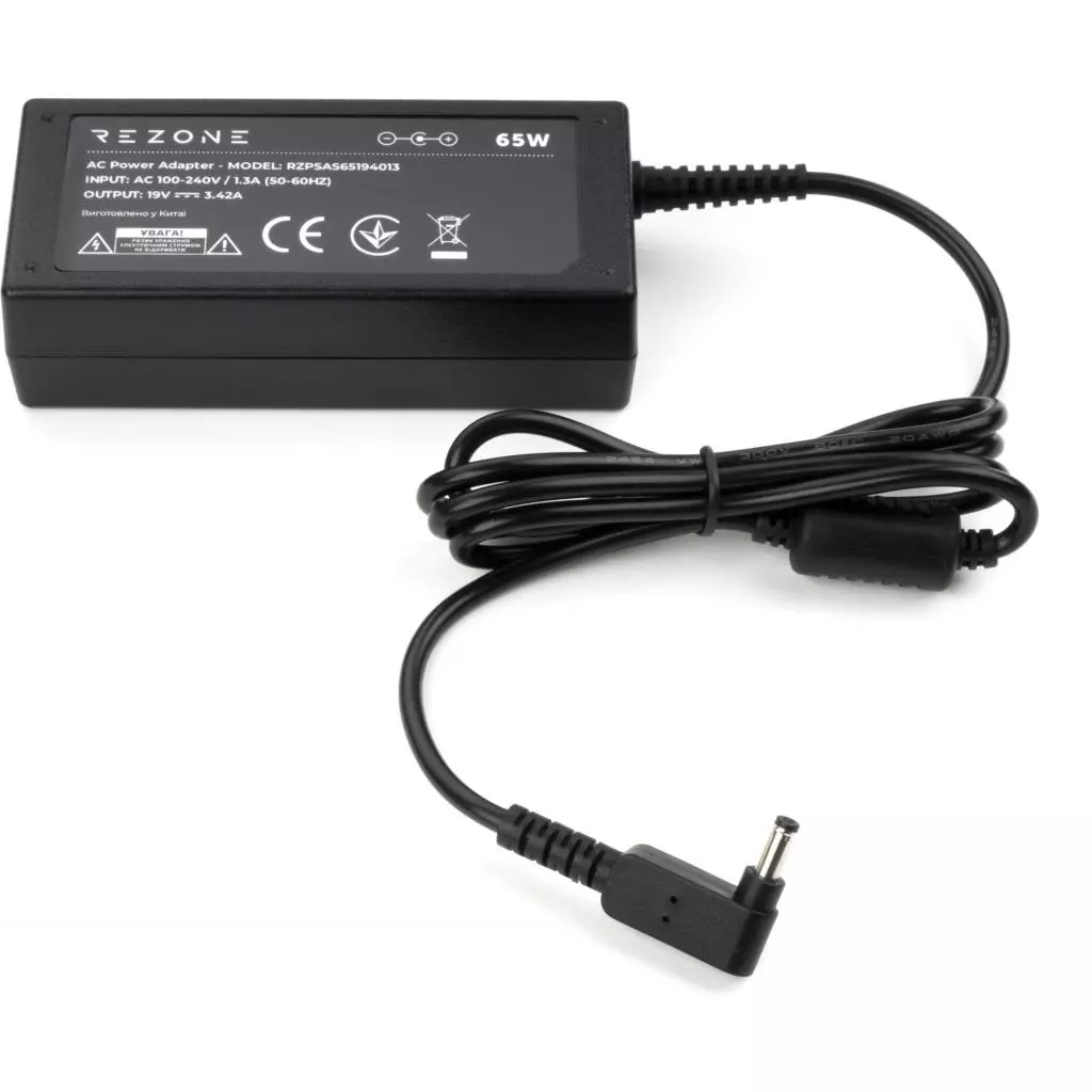 Блок питания к ноутбуку Rezone ASUS 65W 19V 3,42A разъем 4.0 *1.35 (RZPSAS65194013) - 3 Блок питания к ноутбуку Rezone ASUS 65W 19V 3,42A разъем 4.0 *1.35 (RZPSAS65194013) - 3