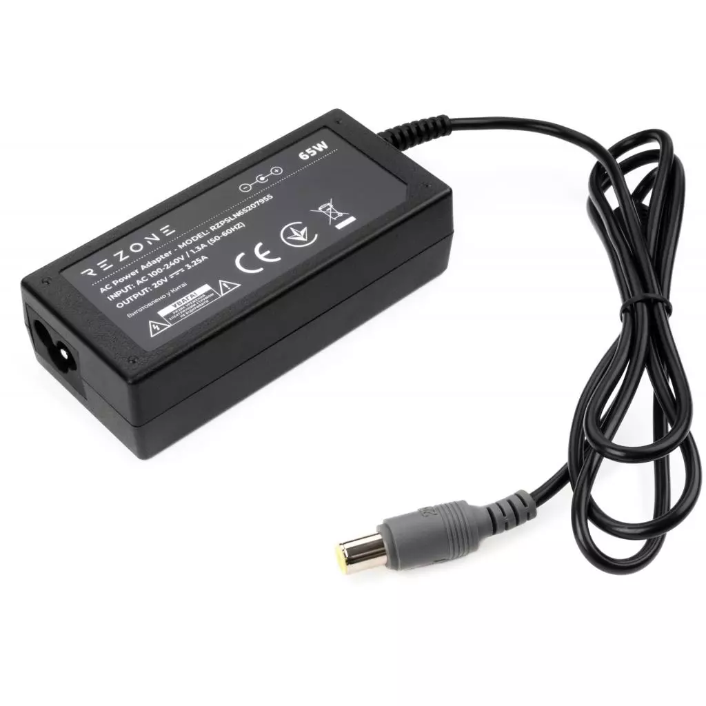 Блок питания к ноутбуку Rezone Lenovo 65W 20V 3.25А разъем 7.9*5.5 (RZPSLN65207955) - 3 Блок питания к ноутбуку Rezone Lenovo 65W 20V 3.25А разъем 7.9*5.5 (RZPSLN65207955) - 3