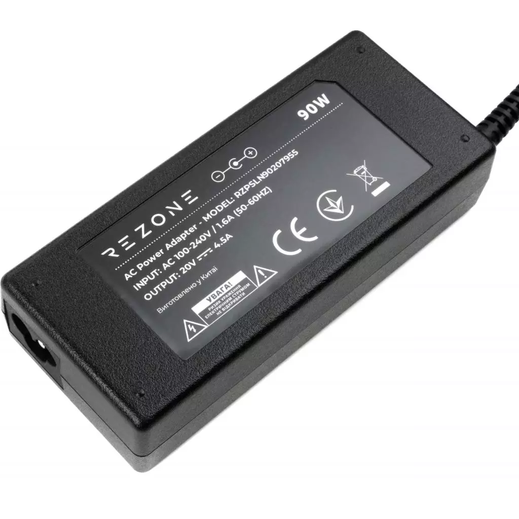 Блок питания к ноутбуку Rezone Lenovo 90W 20V 4.5A разъем 7.9*5.5 (RZPSLN90207955) - 2 Блок питания к ноутбуку Rezone Lenovo 90W 20V 4.5A разъем 7.9*5.5 (RZPSLN90207955) - 2