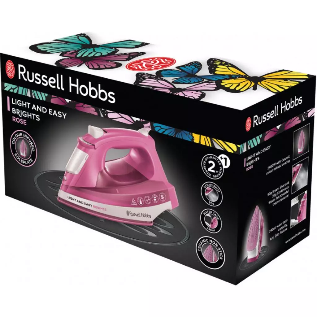 Утюг Russell Hobbs LIGHT AND EASY BRIGHTS (25760-56) - 8 Утюг Russell Hobbs LIGHT AND EASY BRIGHTS (25760-56) - 8
