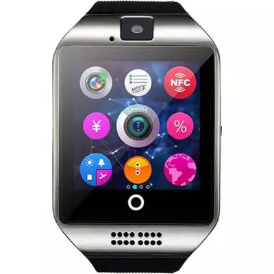 Смарт-часы UWatch Q18 Silver (F_50714) - 1 Смарт-часы UWatch Q18 Silver (F_50714) - 1