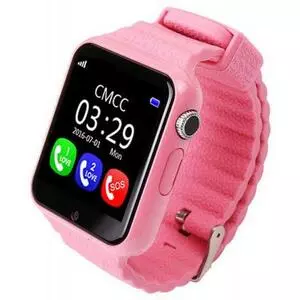 Смарт-часы UWatch Smart GPS V7K Kid Pink (F_54760)