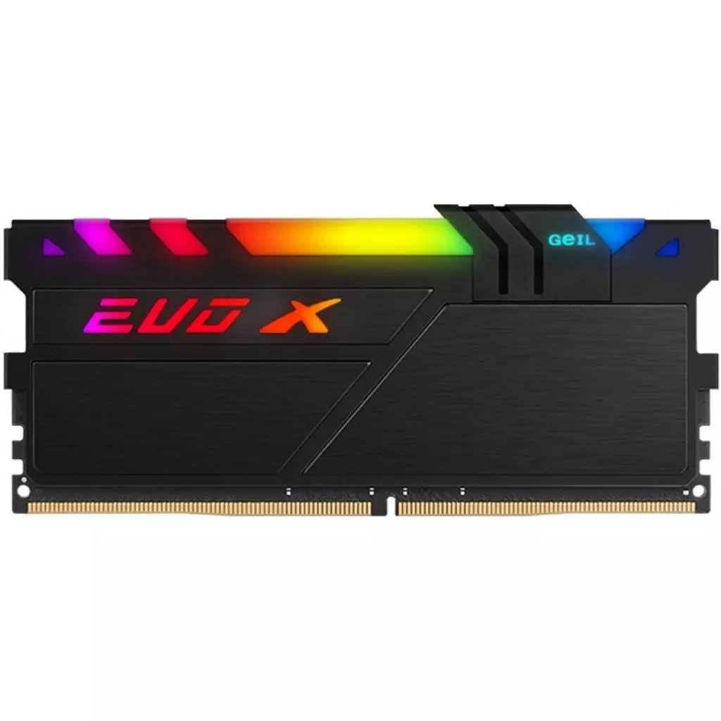 Модуль памяти для компьютера DDR4 16GB 3200 MHz Evo X Hybrid Independent Light Geil (GEXSB416GB3200C16ASC)