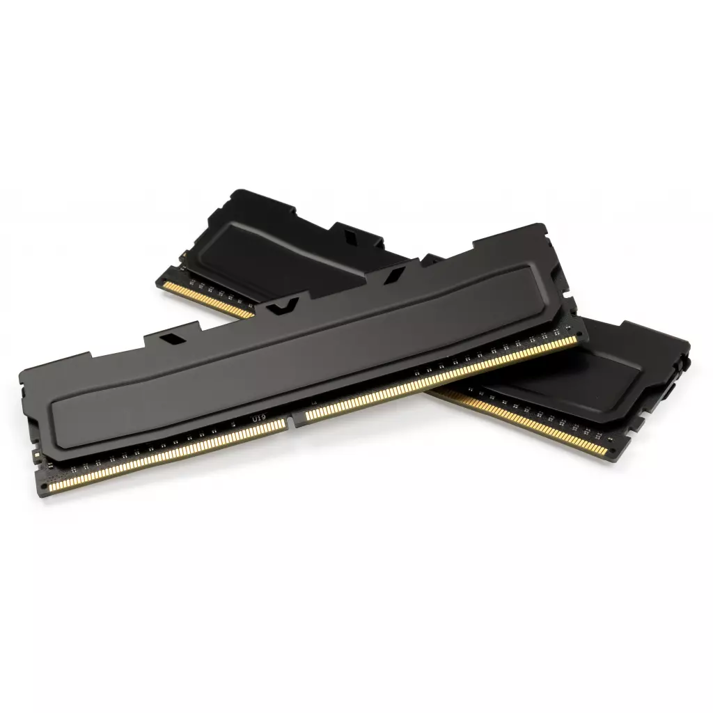 Модуль памяти для компьютера DDR4 16GB (2x8GB) 3200 MHz Kudos Black eXceleram (EKBLACK4163216AD) - 2