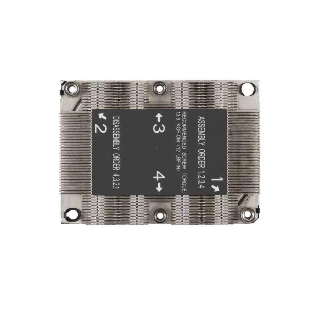 Радиатор охлаждения Supermicro SNK-P0067PS/LGA3647/1U Passive (SNK-P0067PS) - 1 Радиатор охлаждения Supermicro SNK-P0067PS/LGA3647/1U Passive (SNK-P0067PS) - 1