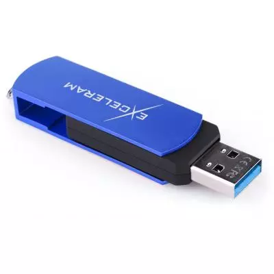 USB флеш накопитель eXceleram 64GB P2 Series Blue/Black USB 3.1 Gen 1 (EXP2U3BLB64) - 4 USB флеш накопитель eXceleram 64GB P2 Series Blue/Black USB 3.1 Gen 1 (EXP2U3BLB64) - 4