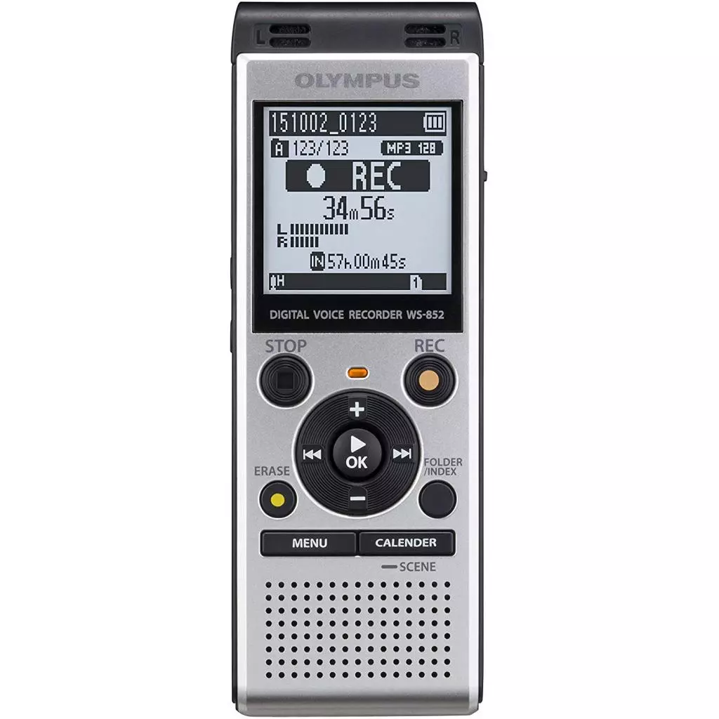 Цифровой диктофон Olympus WS-852+ME51 Stereo Microphone (V415121SE010) - 2 Цифровой диктофон Olympus WS-852+ME51 Stereo Microphone (V415121SE010) - 2