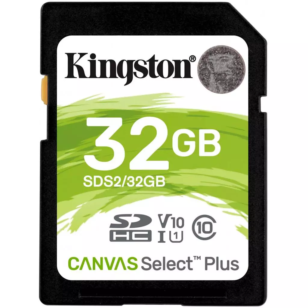 Карта памяти Kingston 32GB SDXC class 10 UHS-I U3 Canvas Select Plus (SDS2/32GB)