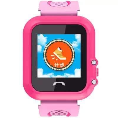 Смарт-часы UWatch DF27 Kid waterproof smart watch Pink (F_54765) - 1 Смарт-часы UWatch DF27 Kid waterproof smart watch Pink (F_54765) - 1