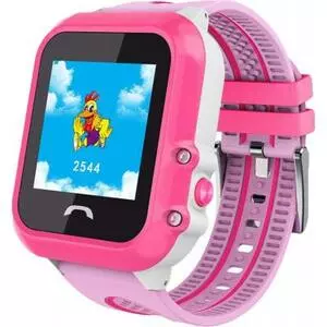 Смарт-часы UWatch DF27 Kid waterproof smart watch Pink (F_54765)