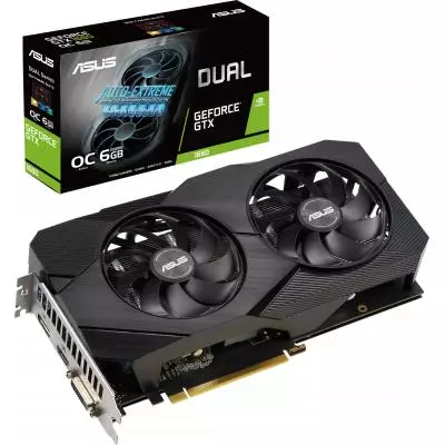 Видеокарта ASUS GeForce GTX1660 6144Mb DUAL OC EVO (DUAL-GTX1660-O6G-EVO)