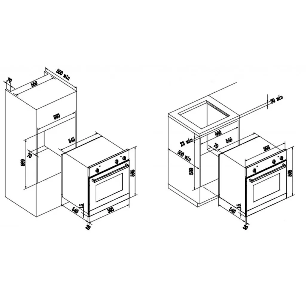 Духовой шкаф Interline HR 838 AV - 3